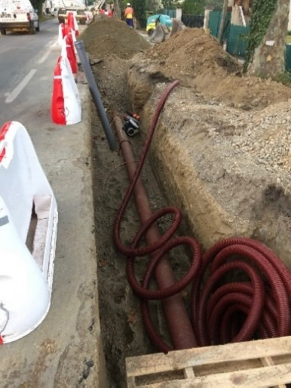 Extension du réseau Eaux Usées le long de la RD16 et dévoiement du ...